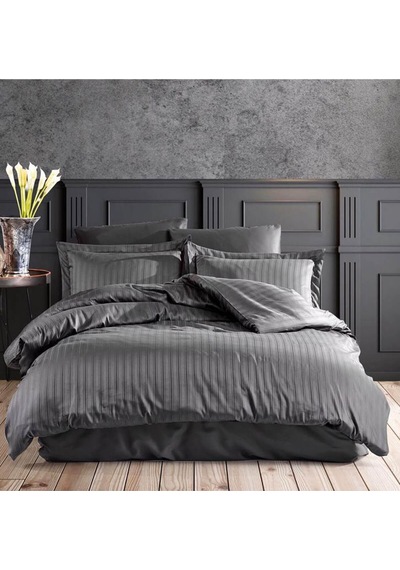Çift Kişilik Su Yollu Saten Nevresim Takımı Polycotton 001