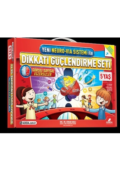 Dikkati Güçlendirme Seti Anasınıfı 5 Yaş- Neuro-via - Ybve-716079