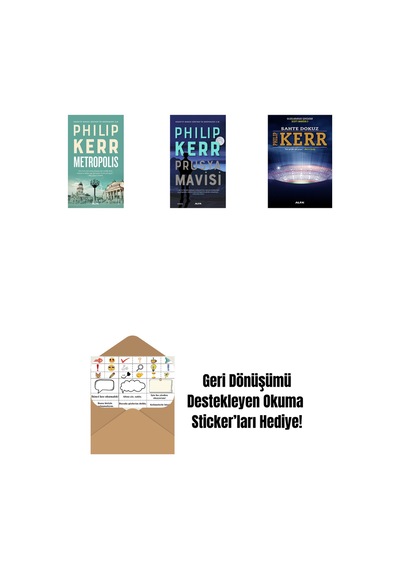 Metropolis + Prusya Mavisi + Sahte Dokuz + Okuma Sticker'ları