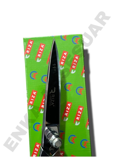 Rıza 8257-11 Inc Komple Krom Kaplama Tezgah Makası Vidalı Sistem - Ayarlanabilir Sıkılık