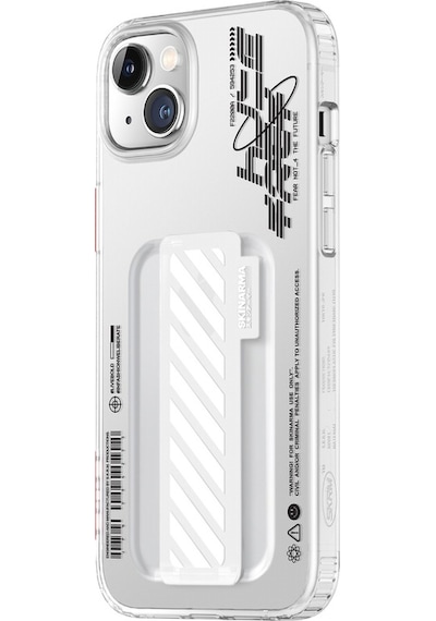 Apple  Uyumlu iPhone 14 Kılıf Skinarma Şeffaf Desenli Kaze Kapak