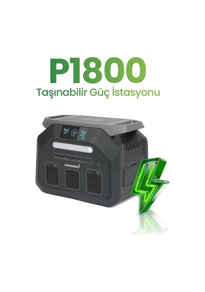 Goboenergy P1800 1024wh Lifepo4 Taşınabilir Güç İstasyonu, 1800w Sürekli 3600w Tepe Güç, 1200w Hızlı Şarj, 50