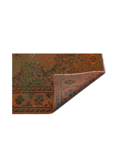 El Dokuması Vintage Yün-pamuk Kahve Halı 26956 160 X 260 Cm Kahverengi