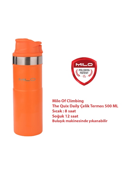 Milo Of Climbing The Quix Daily 500 Ml Termos Turuncu