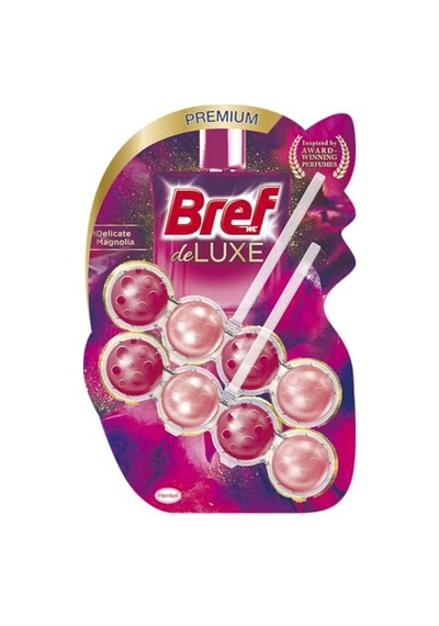 Wc Deluxe Manolya Klozet Bloğu - 2'li Premium Kir & Kireç Önleyici & Koku Giderici Klozet Temizleme Topları 2x50g