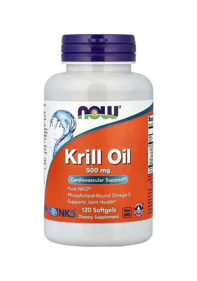 Now Foods Krill Oil Omegas & Fish Oils Epa Dha 500 Mg 120 Softgels