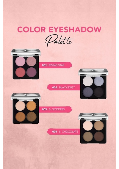 Flormar Mat & Işıltılı Far Paleti - Color Eyeshadow Palette - 006 Tropical Glam- 8682536051200