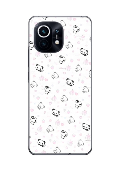 Xiaomi Mi 11 Uyumlu Şeffaf Kılıf Minies 4 Tasarımlı