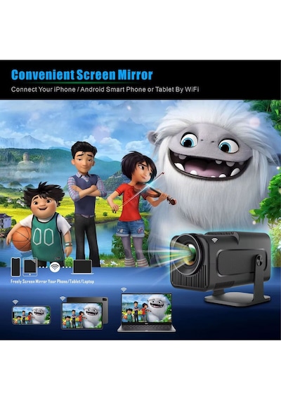 Vdo Hy320 Canlı Görüntü Full Hd Projeksiyon Cihazı Uzaktan Bağlantı Android