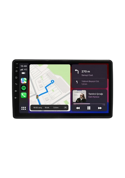 Chevrolet Captiva Android Multimedya 10 İnç 2007-2012 Carplay Android Auto 8gb Ram 128gb 10"