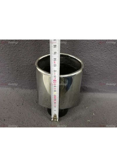 Tek Çıkışlı 95mm Egzoz Ucu Eğik Oval Ağız
