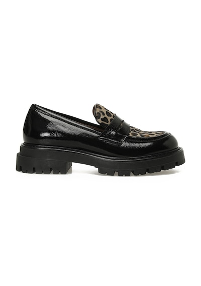 Nine West Raquel5 5pr Leopar Kadın Loafer 000000000102034096 Kahverengi