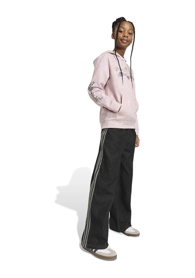 Adidas Çocuk Sweatshirt Adıdas Dısney Vıllaıns Loose Washed Gfx Hoodıe Kr4653 Pembe