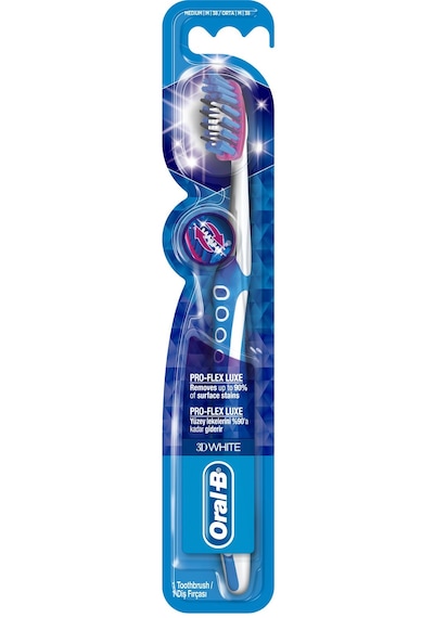 Oral-B Pro-Flex Luxe 3D White Diş Fırçası Orta 3'lü