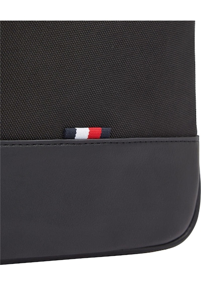 Tommy Hilfiger Th Nylon Erkek Siyah Travel Mini Reporter-8502 Siyah