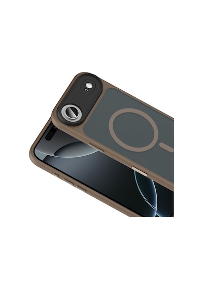 Apple Uyumlu iPhone 12 Pro Max Kılıf Magsafe Özellikli Ve Şerit Renkli Premium Tpu Silikon Kapak Ryc/flet Mavi