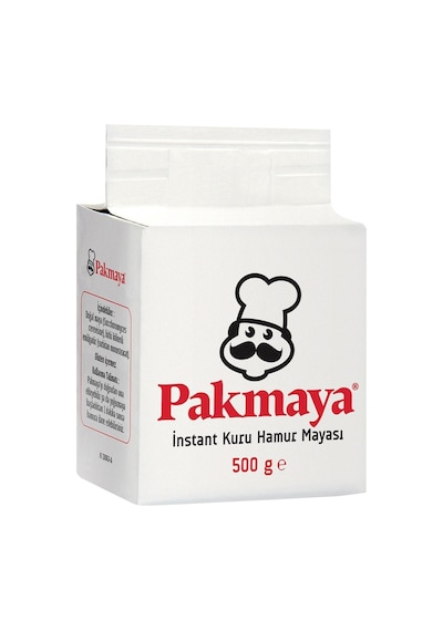 Pakmaya Instant Kuru Hamur Mayası 500 Gr X 8 Adet