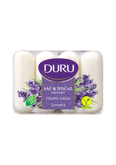 3 Adet Duru Güzellik Sabunu Saf&doğal 4x70 G Lavanta Diğer
