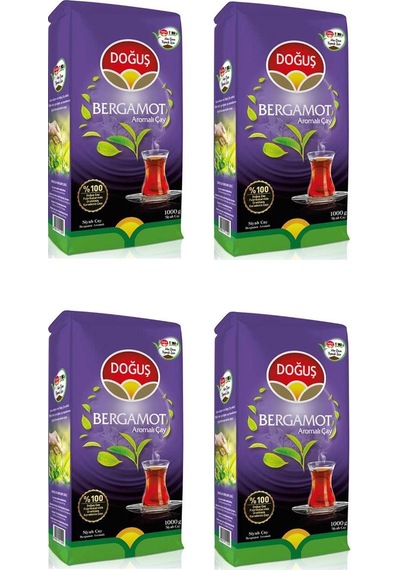 Doğuş Bergamot Aromalı Çay 1000 Gr X 4 Adet