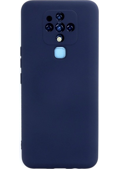 Cosmotex Newface Tecno Camon 16 Kılıf Nano İçi Kadife Silikon - Lacivert
