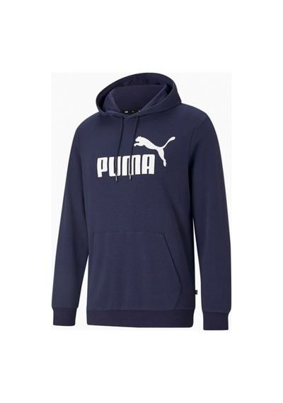 Puma Essential Big Logo Gri Erkek Sweatshirt Lacivert