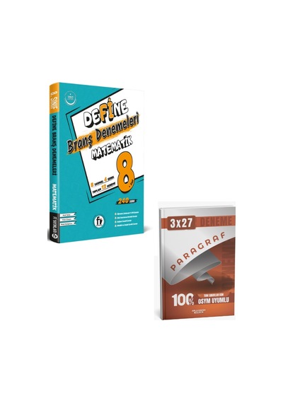Fi 2027 8. Sınıf Matematik 12 Li Branş Deneme+ Anla Kazan Paragraf