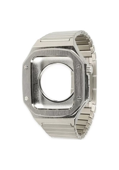 Newface Apple Watch 45mm Kr409 Metal Kordon - Gümüş