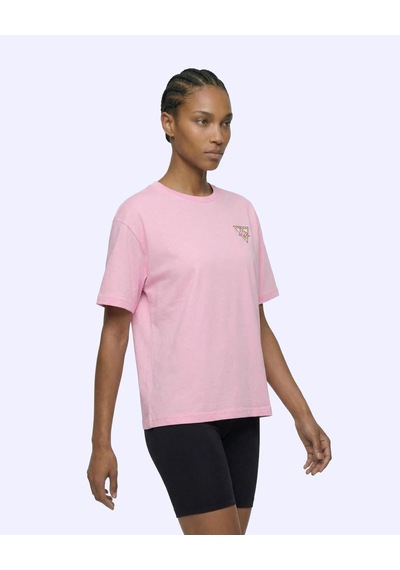 Kappa Camilla Kadın Pembe Oversize Tişört
