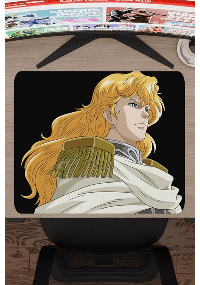 Ginga Eiyuu Densetsu Anime V1 - 48x40 Xl Gaming Kauçuk Kaymaz Taban Mouse Pad Fare Altlığı