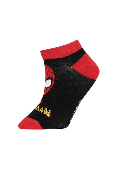 DeFacto Erkek Çocuk Marvel Spiderman 3'lü Pamuklu Patik Çorap Z9030A6NSKR1