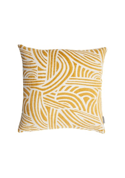 Alba Wave Kırlent Hardal 50x50 Cm Genel