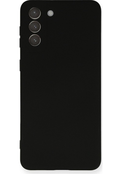 Newface - 212 - Samsung Galaxy S21 Plus Kılıf Nano İçi Kadife Silikon - Edntrend - - Siyah Sıyah