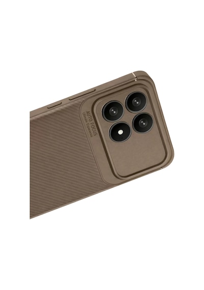 Newface Xiaomi Poco F8 Pro Auto Focus Karbon Kapak - Kahverengi