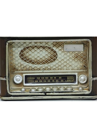 Dekoratif Metal Radyo C1320 1 Ad