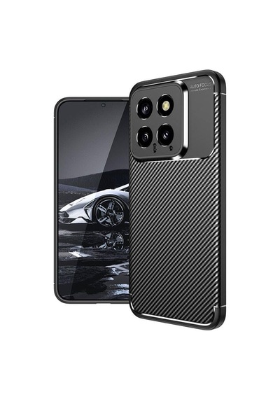 Xiaomi Mi 14 İle Uyumlu Kılıf Siyah Karbon Silikon  Xiaomi Mi 14 İle Uyumlu, Siyah Sku: Zeusb0cw9z2xy9