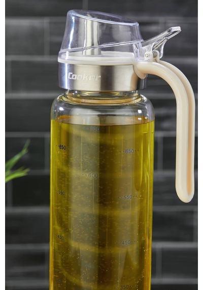 Cooker 750 Ml Borosilikat Cam Yağlık Ckr3850 Beyaz