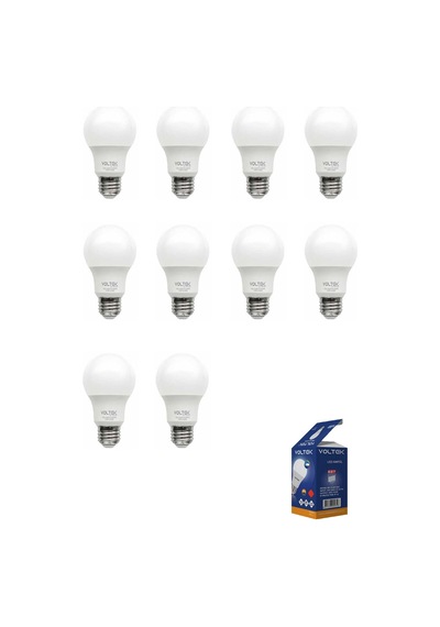10 Adet 9 Watt Led Ampul Beyaz