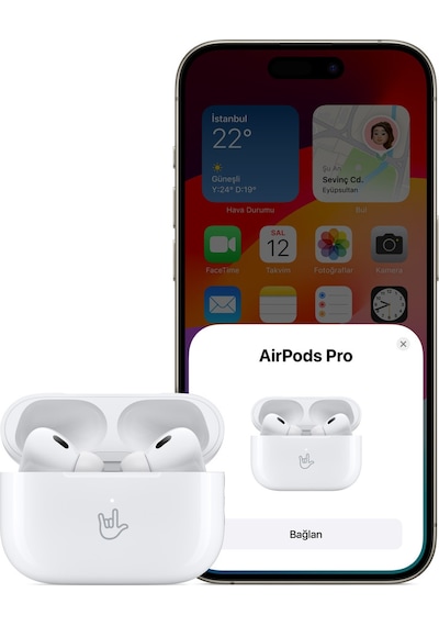 Apple AirPods Pro 2. Nesil MTJV3TU/A USB-C Magsafe Bluetooth 5.3 Kulak İçi Kulaklık