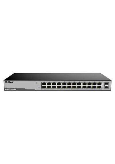 Dlink D-lınk Dl-dgs-f1024p 24 Port Gıgabıt 2x1gb Sfp Yönetilemez 250w Poe Swıtch Krt