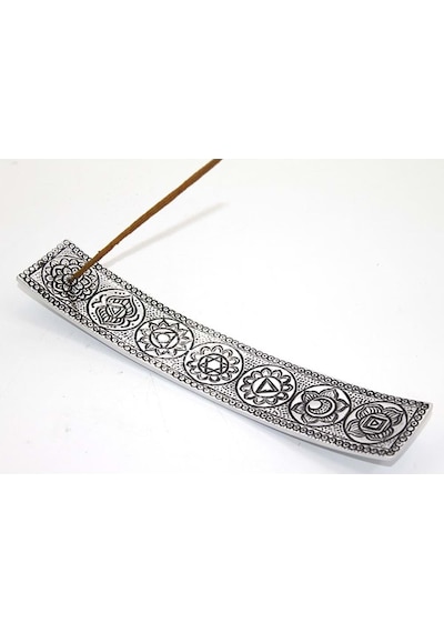 Metal Kayık 7 Çakra Chakra Tütsülük