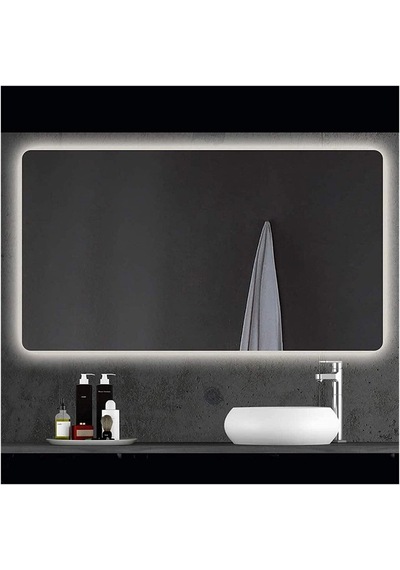 80X120 CM Ledli Ayna Banyo Aynası Dekoratif Ayna Boy Ayna Salon D