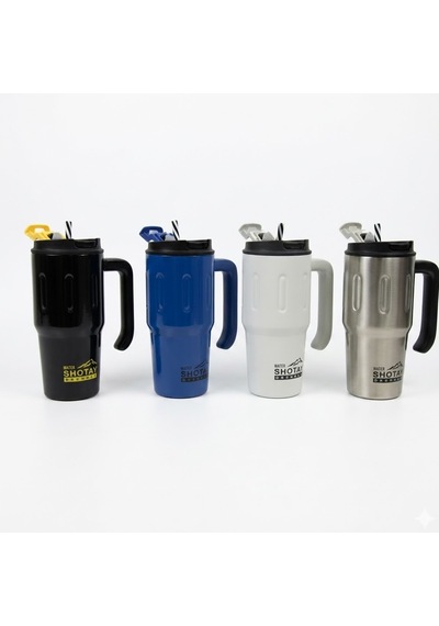 Shotay Handle Mug 680 Ml. 4 Ass. Çok Renkli