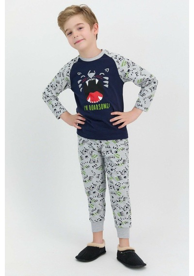 ROLYPOLY ERKEK ÇOCUK PİJAMA TAKIM RP2534-2 22K Kum