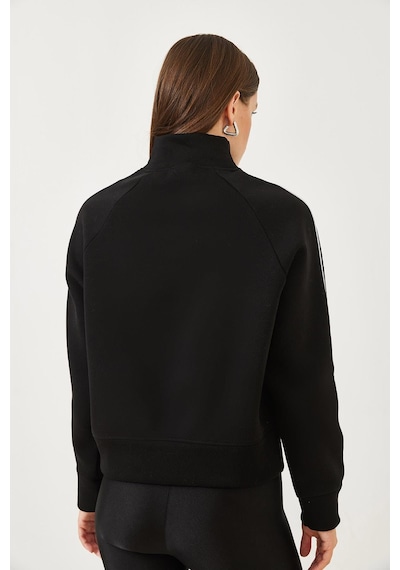 Shade Kadın Yarım Fermuarlı Oversize Sweatshirt Mb-5386 60251896 - Siyah