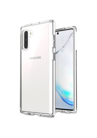 Samsung Galaxy Uyumlu Note 10 Tıpalı Kamera Korumalı Şeffaf Silikon Kılıf