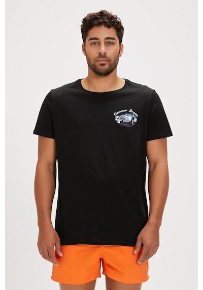 Bad Bear Dustın T-shırt Nıght Erkek Tişört Siyah S-xxl 001