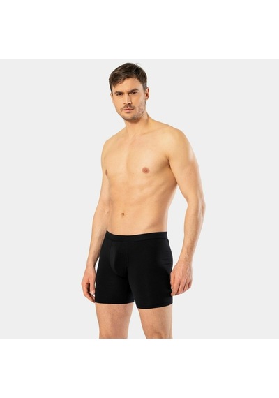 Cacharel Erkek Likralı Uzun Boxer Bel Bantlı 1336/siyah Siyah