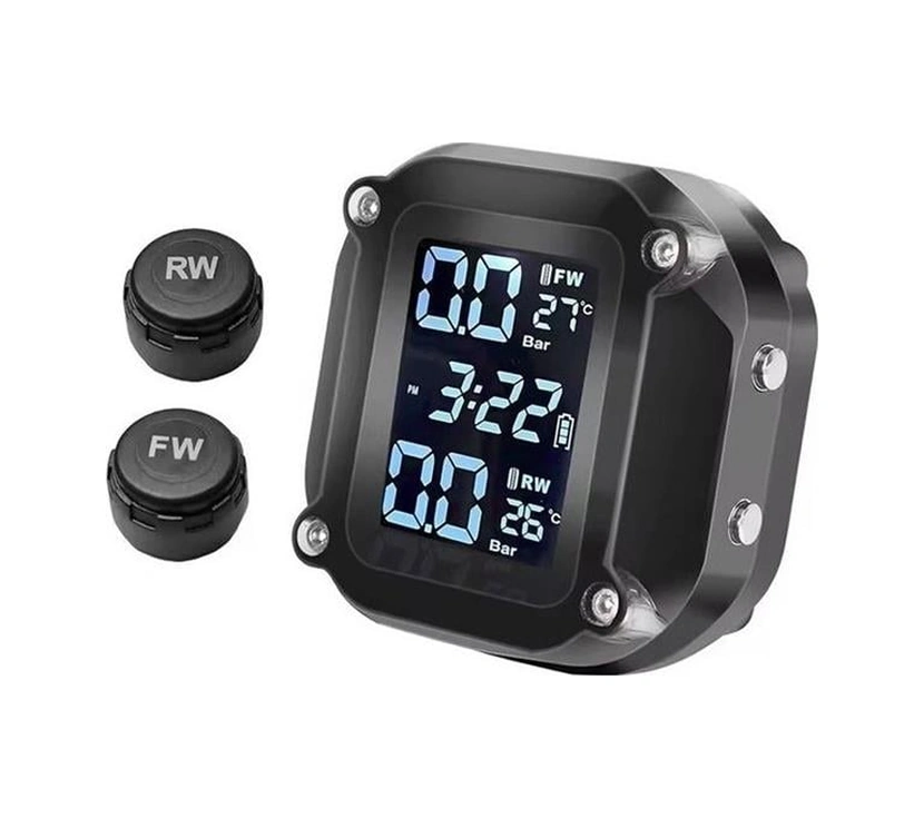 Powermaster Pm-28656 Motosiklet Kablosuz Lastik Basınç Ve Sıcaklık İzleme Sistemi Tpms