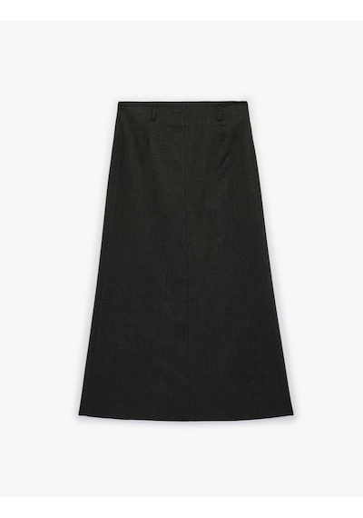 Koton Regular Fit Midi Kalem Etek Antrasit 6sak70033uw Antrasit