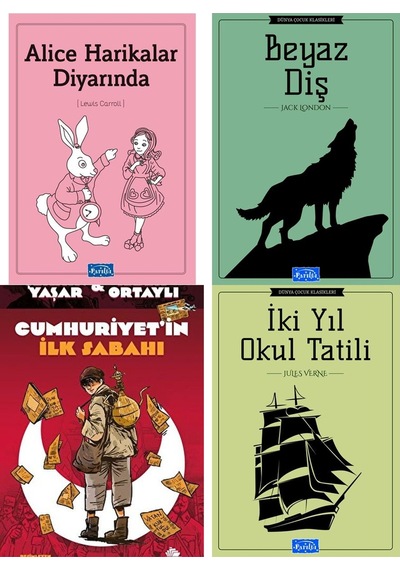 Parıltı Yayınları Beyaz Diş ,iki Yıl Okul Tatil Ve Şermin Yaşar Cumhuriyetin İlk Sabahı